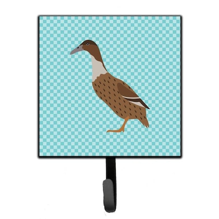 Carolines Treasures Dutch Hook Bill Duck Blue Check Leash or Key Holder BB8035SH4